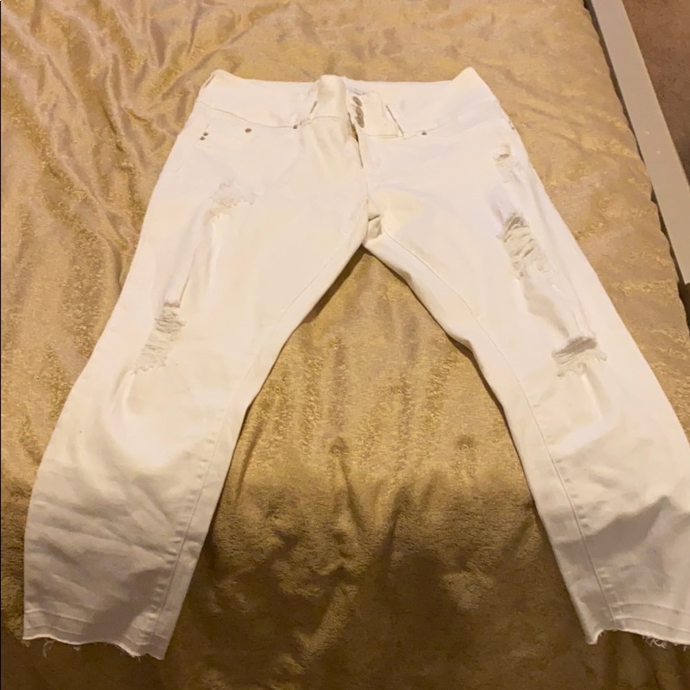 White jeans